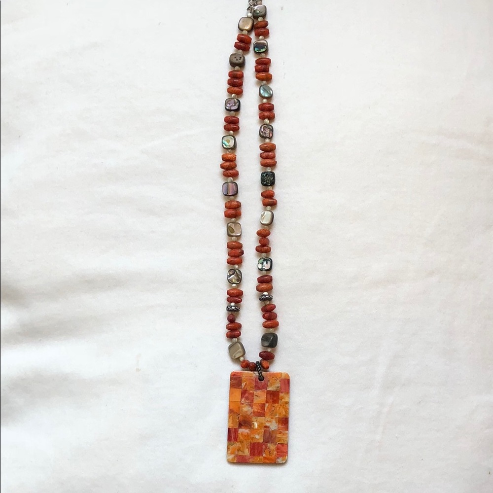 Silpada Coral Pendant necklace